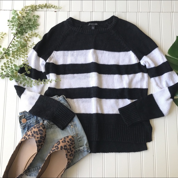 Eileen Fisher Sweaters - Eileen Fisher striped sweater pullover white black
